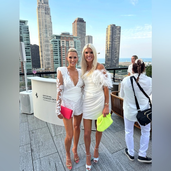 Giuseppe di Morabito feathered minidress Size 4 - Picture 5 of 5